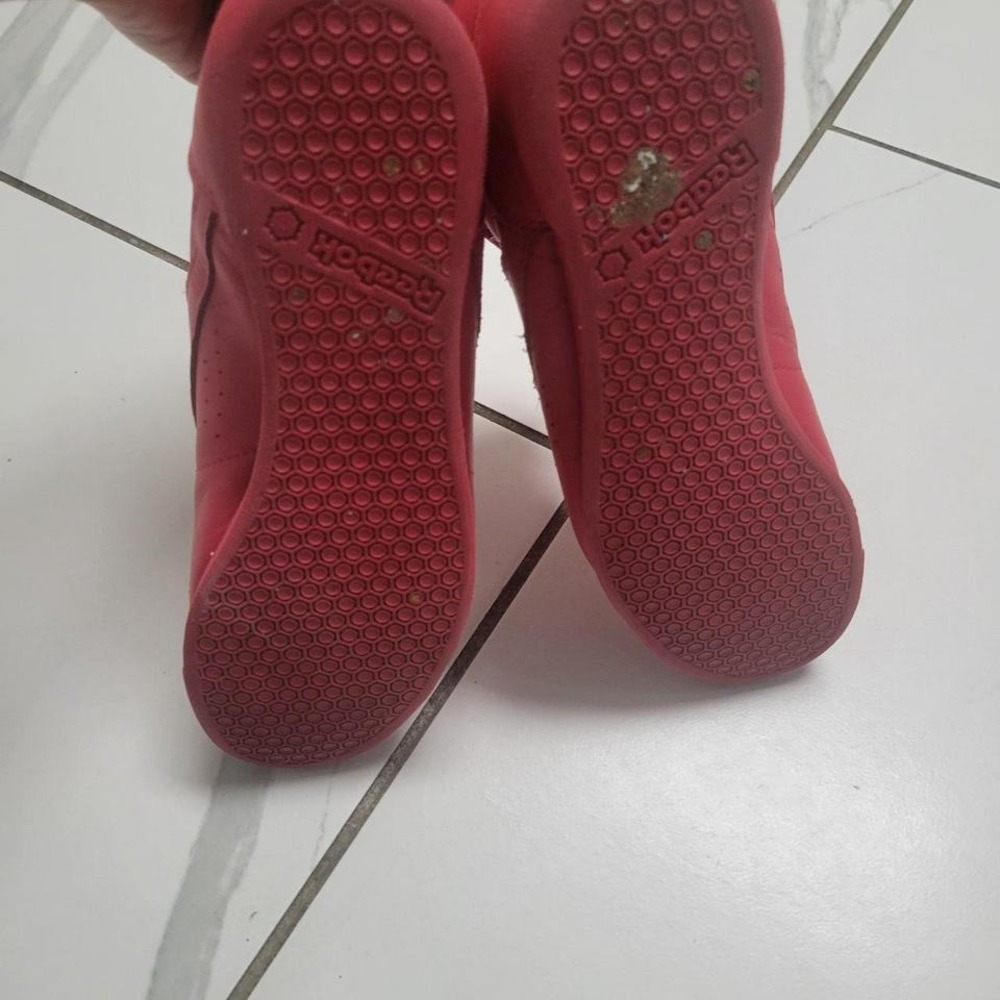 Vintage Red Reebok high-top trainers - Picture 5 of 8